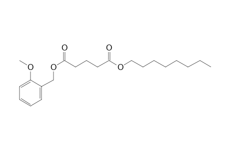 Glutaric acid, 2-methoxybenzyl octyl ester