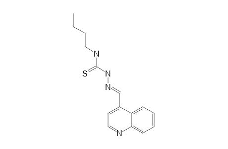 QUINOLINE-4-CARBOXALDEHYDE-4-BUTYL-THIOSEMICARBAZONE