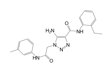 5-amino-N-(2-ethylphenyl)-1-[2-oxo-2-(3-toluidino)ethyl]-1H-1,2,3-triazole-4-carboxamide