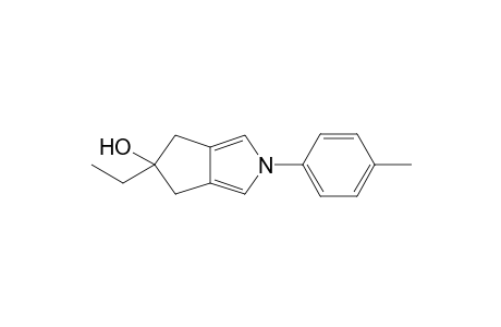 5-ethyl-2-(4-methylphenyl)-4,6-dihydrocyclopenta[c]pyrrol-5-ol