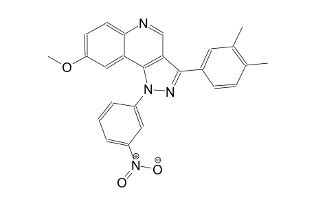 3-(3,4-dimethylphenyl)-8-methoxy-1-(3-nitrophenyl)-1H-pyrazolo[4,3-c]quinoline