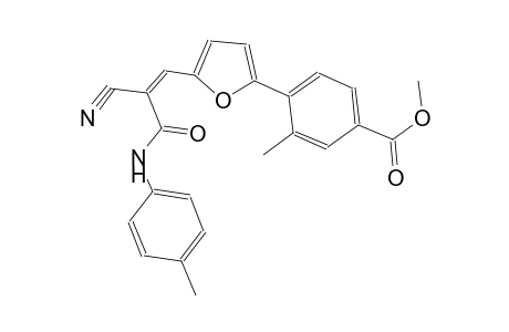 methyl 4-{5-[(1Z)-2-cyano-3-oxo-3-(4-toluidino)-1-propenyl]-2-furyl}-3-methylbenzoate