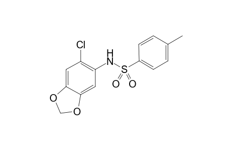 N-(6-chlorobenzo[d][1,3]dioxol-5-yl)-4-methylbenzenesulfonamide