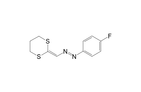(E)-1-((1,3-Dithian-2-ylidene)methyl)-2-(4-fluorophenyl)diazene