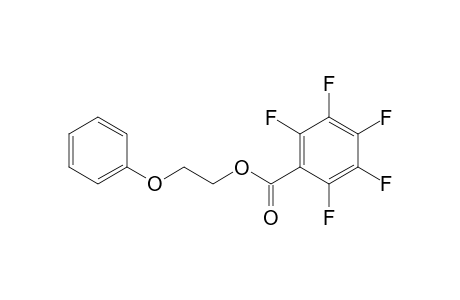 Phenoxyethanol-pentafluorobenzoyl ester