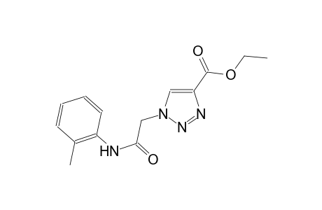 ethyl 1-[2-oxo-2-(2-toluidino)ethyl]-1H-1,2,3-triazole-4-carboxylate