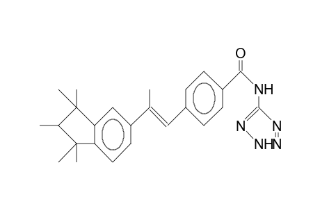2-(1,1,2,3,3-Pentamethyl-indanyl-5)-1-(4-tetrazolylaminocarbonyl-phenyl)-(E)-propene
