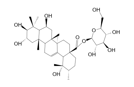 28-O-beta-D-GLUCOPYRANOSYL 6beta-HYDROXYTORMENTIC ACID