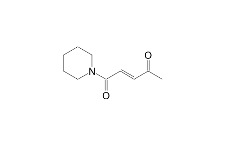 Piperidine, 1-(1,4-dioxo-2-pentenyl)-, (E)-