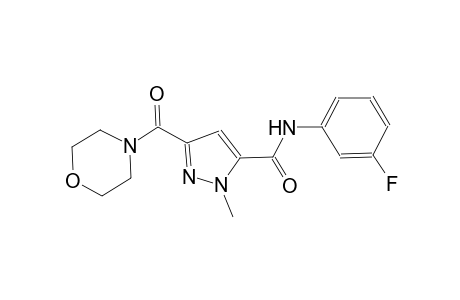 N-(3-fluorophenyl)-1-methyl-3-(4-morpholinylcarbonyl)-1H-pyrazole-5-carboxamide