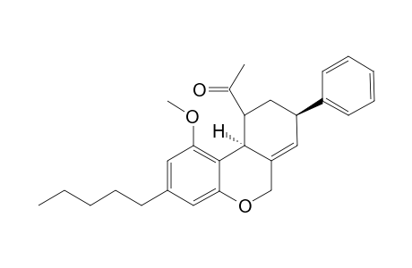 endo-14-Acetyl-3-methoxy-5-pentyl-12-phenyl-8-oxatricyclo[4.8.1.0(1,10).0(2,7)]tetradeca-2,4,6,10-tetraene