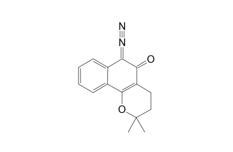 6-DIAZO-2,2-DIMETHYL-2,3,4,6-TETRAHYDROBENZO-[H]-CHROMEN-5-ONE