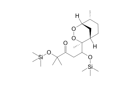 1-[(1S,2S,5S,6R)-2,6-dimethyl-3,4-dioxabicyclo[3.3.1]nonan-2-yl]-4-methyl-1,4-bis(trimethylsilyloxy)-3-pentanone