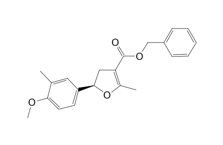 Benzyl (5R)-5-(4-methoxy-3-methylphenyl)-2-methyl-4,5-dihydrofuran-3-carboxylate