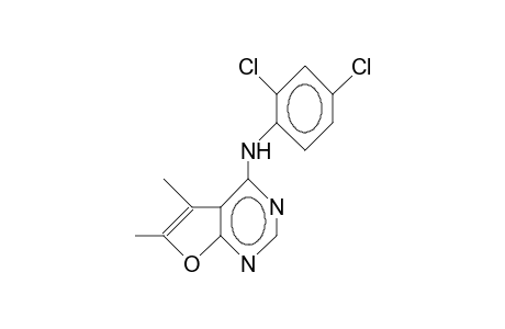 5,6-Dimethyl-N-(2,4-dichloro-phenyl)-furo(2,3-)dipyrimidin-4-amine
