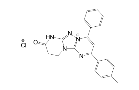 2-(4-Methylphenyl)-8-oxo-4-phenyl-7,8,9,10-tetrahydro[1,2,4]triazolo[1,5-a:4,3-a']dipyrimidin-5-ium chloride