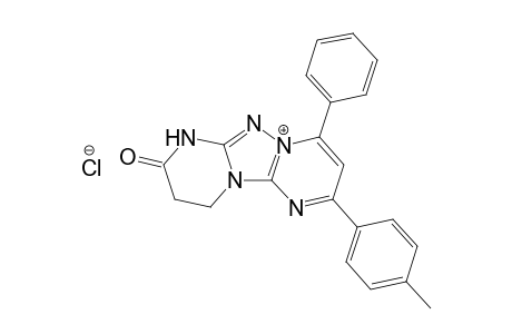 2-(4-Methylphenyl)-8-oxo-4-phenyl-7,8,9,10-tetrahydro[1,2,4]triazolo[1,5-a:4,3-a']dipyrimidin-5-ium chloride