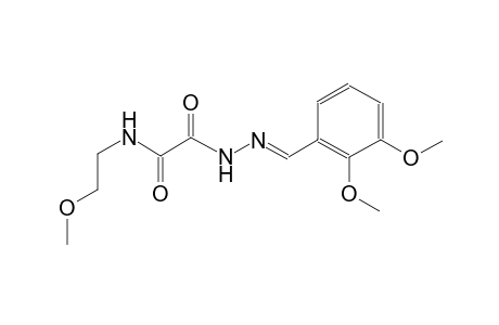 2-[(2E)-2-(2,3-dimethoxybenzylidene)hydrazino]-N-(2-methoxyethyl)-2-oxoacetamide