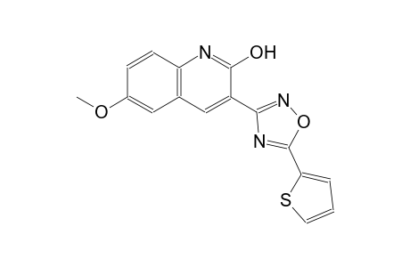 2-quinolinol, 6-methoxy-3-[5-(2-thienyl)-1,2,4-oxadiazol-3-yl]-