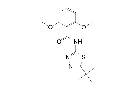 Benzamide, N-[5-(1,1-dimethylethyl)-1,3,4-thiadiazol-2-yl]-2,6-dimethoxy-