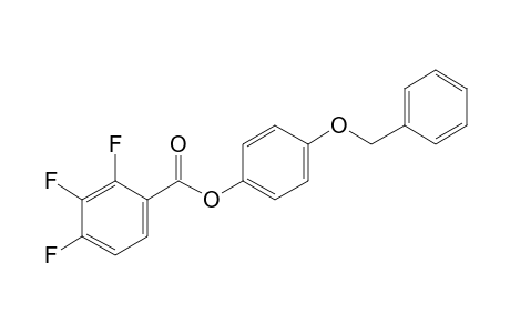 2,3,4-Trifluorobenzoic acid, 4-benzyloxyphenyl ester