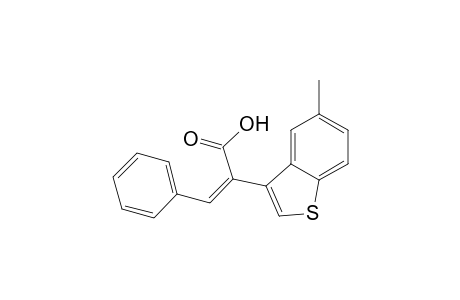 Benzo[b]thiophene-3-acetic acid, 5-methyl-.alpha.-(phenylmethylene)-