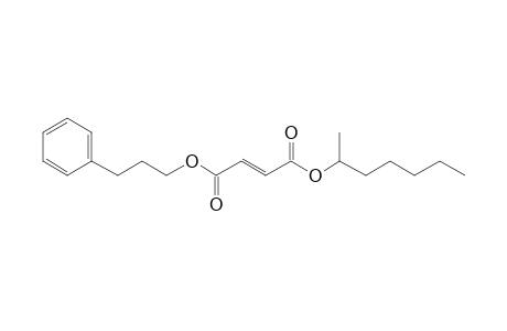 Fumaric acid, 3-phenylpropyl hept-2-yl ester