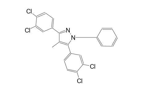 3,5-bis(3,4-dichlorophenyl)-4-methyl-1-phenyl-1H-pyrazole