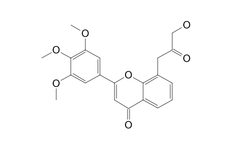 8-(3-HYDROXY-2-OXO-PROPYL)-3',4',5'-TRIMETHOXYFLAVONE