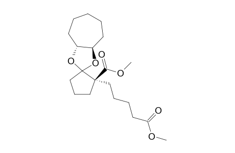 (1'S,3aR,8aR)-1'-(5-keto-5-methoxy-pentyl)spiro[4,5,6,7,8,8a-hexahydro-3aH-cyclohepta[d][1,3]dioxole-2,2'-cyclopentane]-1'-carboxylic acid methyl ester