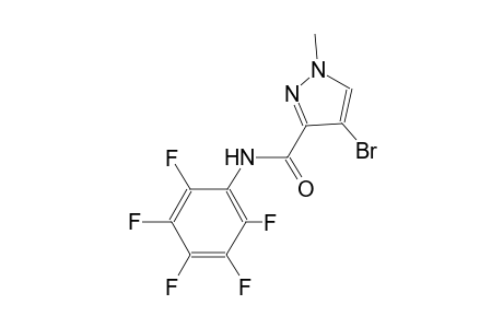 4-bromo-1-methyl-N-(2,3,4,5,6-pentafluorophenyl)-1H-pyrazole-3-carboxamide