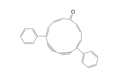 2,4,10,12-Cyclotridecatetraene-6,8-diyn-1-one, 5,10-diphenyl-