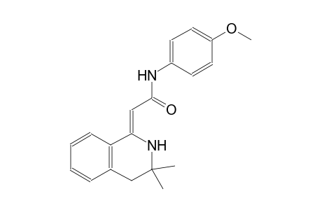 (2Z)-2-(3,3-dimethyl-3,4-dihydro-1(2H)-isoquinolinylidene)-N-(4-methoxyphenyl)ethanamide
