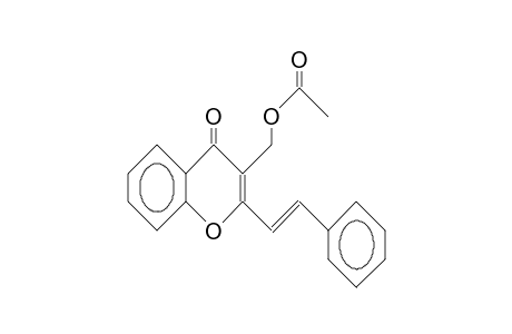 2-Styryl-3-acetoxymethyl-chromone