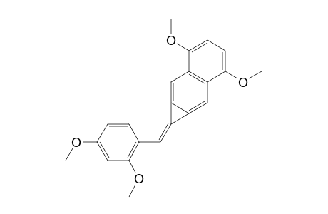 1-[2,4-DIMETHOXYPHENYL)-METHYLIDENE]-3,6-DIMETHOXY-1H-CYClOPROPA-[B]-NAPHTHALENE
