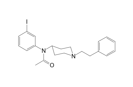 N-(3-Iodophenyl)-N-[1-(2-phenylethyl)piperidin-4-yl]acetamide