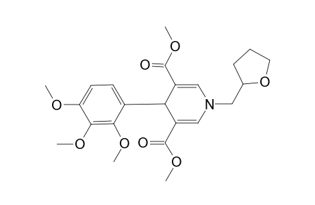 1-(2-oxolanylmethyl)-4-(2,3,4-trimethoxyphenyl)-4H-pyridine-3,5-dicarboxylic acid dimethyl ester