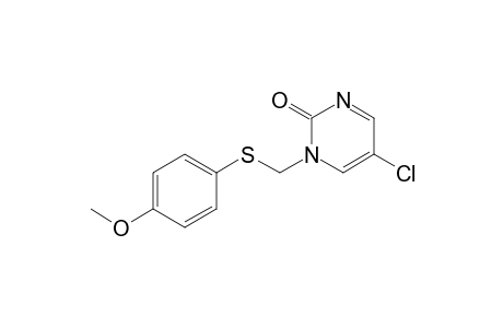 5-Chloranyl-1-[(4-methoxyphenyl)sulfanylmethyl]pyrimidin-2-one