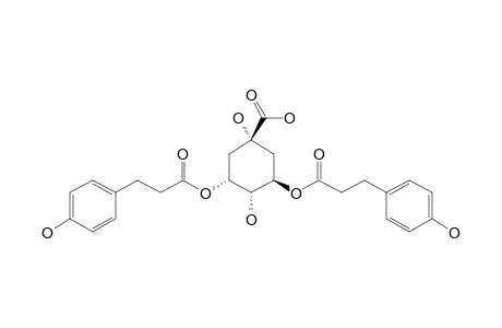 3,4-DI-O-3-(4-HYDROXYPHENYL)-PROPIONYL-1,4-DIHYDROXY-CYCLOHEXAN-CARBOXYLIC-ACID