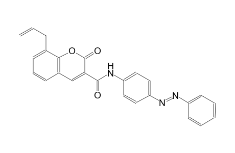 8-allyl-2-oxo-N-{4-[(E)-phenyldiazenyl]phenyl}-2H-chromene-3-carboxamide