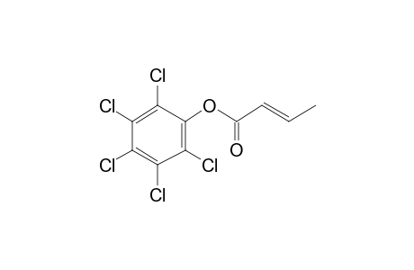 2-Butenoic acid, pentachlorophenyl ester