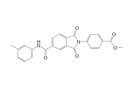 benzoic acid, 4-[1,3-dihydro-5-[[(3-methylphenyl)amino]carbonyl]-1,3-dioxo-2H-isoindol-2-yl]-, methyl ester