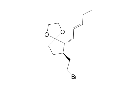 7-(2-Bromoethyl)-6-pent-2-enyl-1,4-dioxaspiro[4.4]nonane