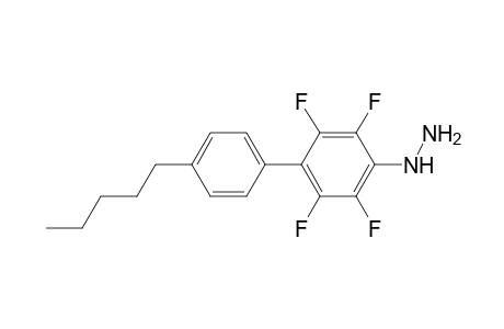 [2,3,5,6-tetrafluoro-4-(4-pentylphenyl)phenyl]hydrazine