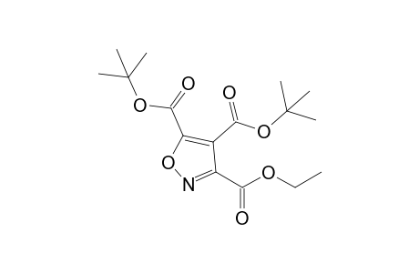 Isoxazole-3,4,5-tricarboxylic acid 3-ethyl 4,5-di-tert-butyl ester