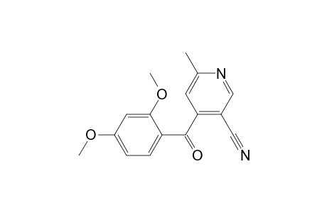 3-Pyridinecarbonitrile, 4-(2,4-dimethoxybenzoyl)-6-methyl-