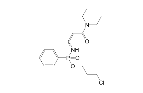 (E,Z)-P-3-Chloropropyl-P-phenyl-N-(N,N-diethylacrylamide)phosphonamide