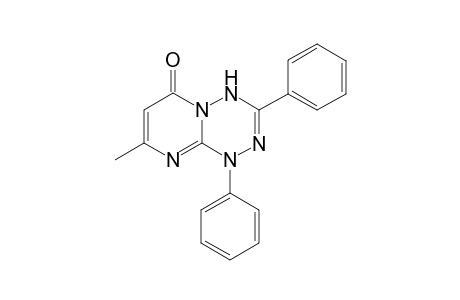 8-Methyl-1,3-diphenyl-1H-pyrimido[1,2-b][1,2,4,5]tetrazin-6(4H)-one