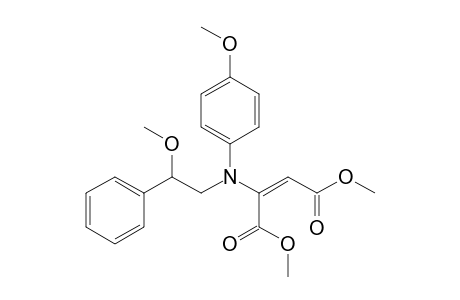 Dimethyl 2-[(p-methoxyphenyl)-(2'-methoxy-2'-phenylethyl)amino]maleate