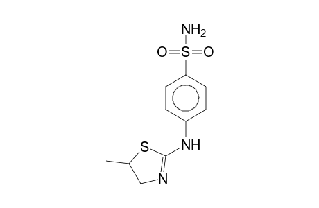 4-[(5-Methyl-4,5-dihydro-1,3-thiazol-2-yl)amino]benzenesulfonamide